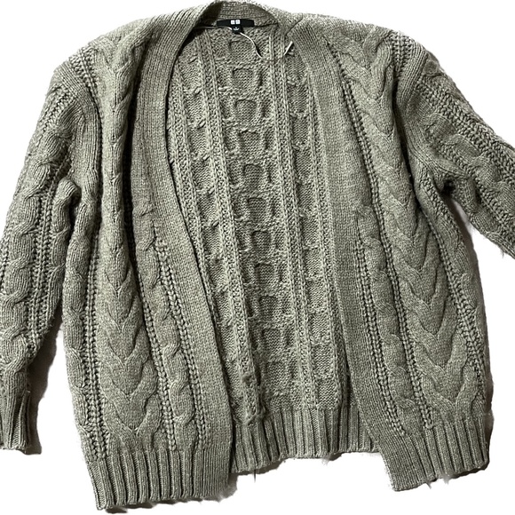 Uniqlo Tan Wool blend Cardigan - Small - Picture 3 of 4
